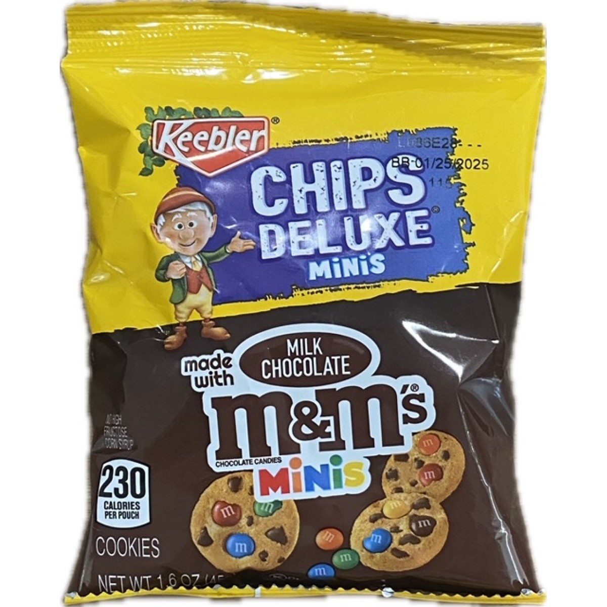 keebler chips deluxe minis m&m's 